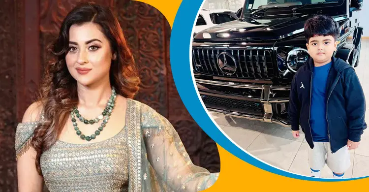 বীরকে নিয়ে গাড়ির শোরুমে বুবলী, লিখলেন আমাদের ছেলে ‘গাড়িপ্রেমী’